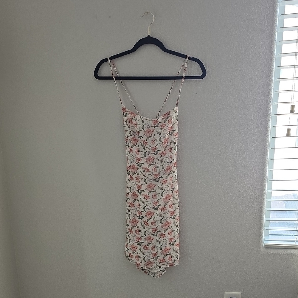Floral Backless Dress